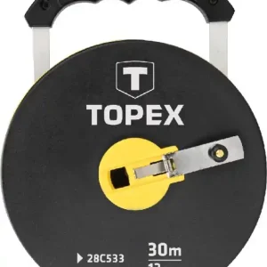 Taśma miernicza włókno szklane 30 m 28C533 TOPEX Popularny